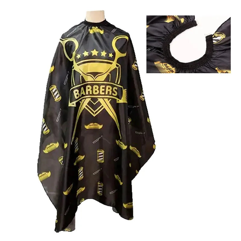 Hairdressing Coth Pattern Cutting Hair Waterproof Cloth Salon Barber Cape Professional Hair Stylist Retro Aprons Haircut Cape Peaceful Pleasures Health and Wellness WB-11