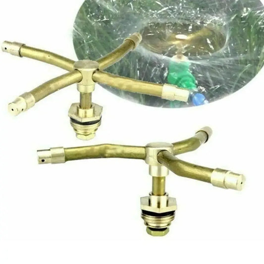 360° Rotary Brass Sprinkler Head – 2/3/4 Arm 1/2" Irrigation Rotary Sprinkler Head Oasis Select 2 Arm