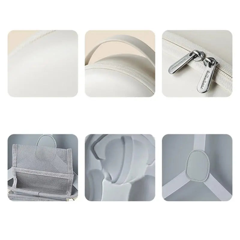 Breast Pump Storage Bag – Waterproof PU+EVA Carry Case