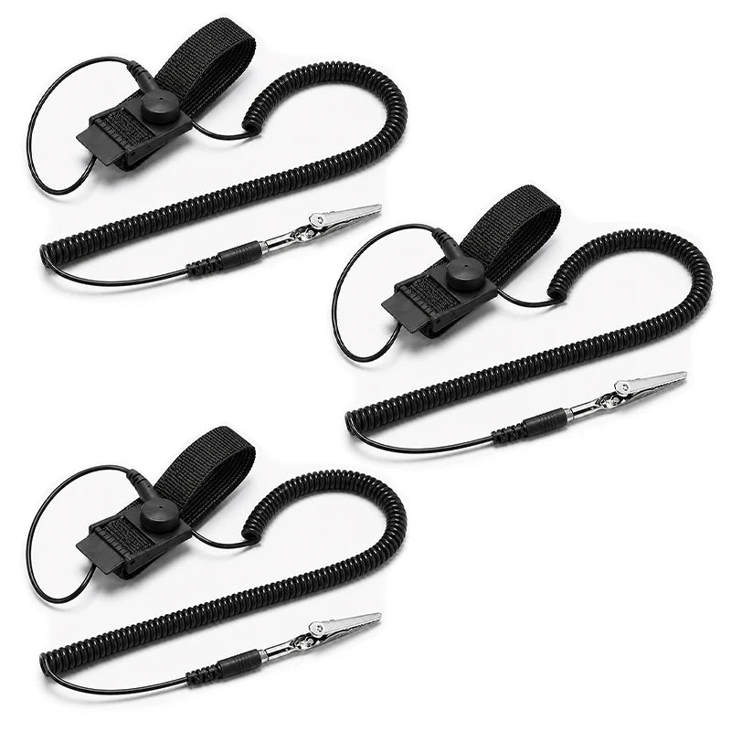 Anti-Static ESD Wrist Strap Grounding Band with Alligator Clip