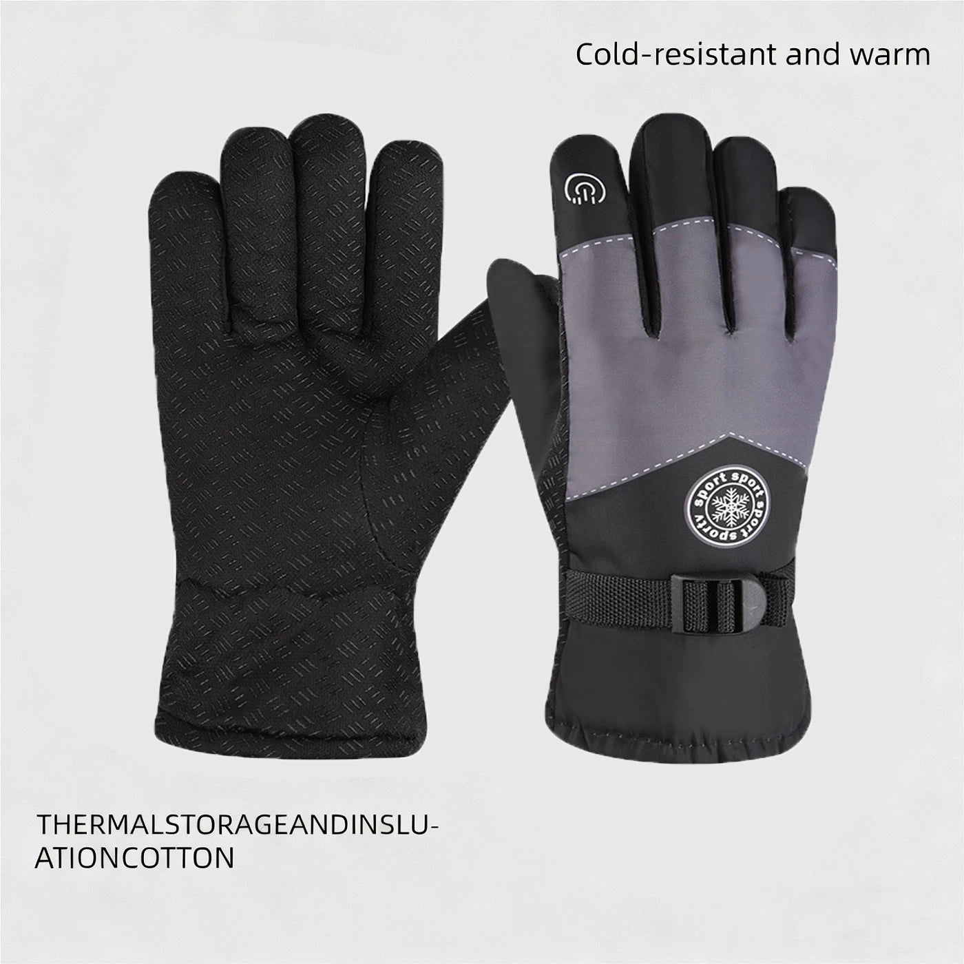 Winter Gloves Waterproof Thermal Touch Screen Thermal Windproof Warm Gloves Cold Weather Running Riding Sports Hiking Ski Gloves Peaceful Pleasures Health and Wellness