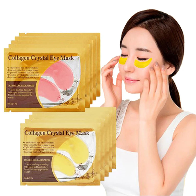 Gold Collagen Crystal Eye Patches – Firming & Moisturizing Mask