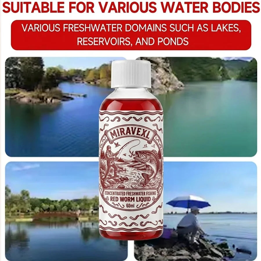 Bloodworm Liquid Fish Attractant – 60ml Carp Bait Additive