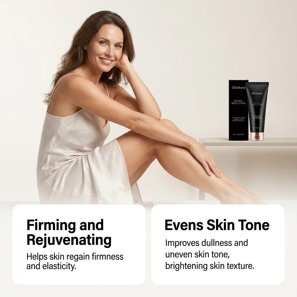 Retinol Body Lotion – Anti-Aging, Firming & Hydrating Cream Peaceful Pleasures Health and Wellness
