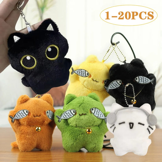 Cute Black Cat Plush Toy Doll Pendant & Gift – 1 to 20 Pack Plush Toy Doll Peaceful Pleasures Health and Wellness