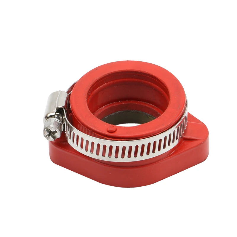 Motorcycle Carburetor Adapter Inlet Intake Pipe For PE26 28 30 PWK21 24 26 28 30 Carburetor For 110 125 150 200cc Peaceful Pleasures Health and Wellness 1pc red