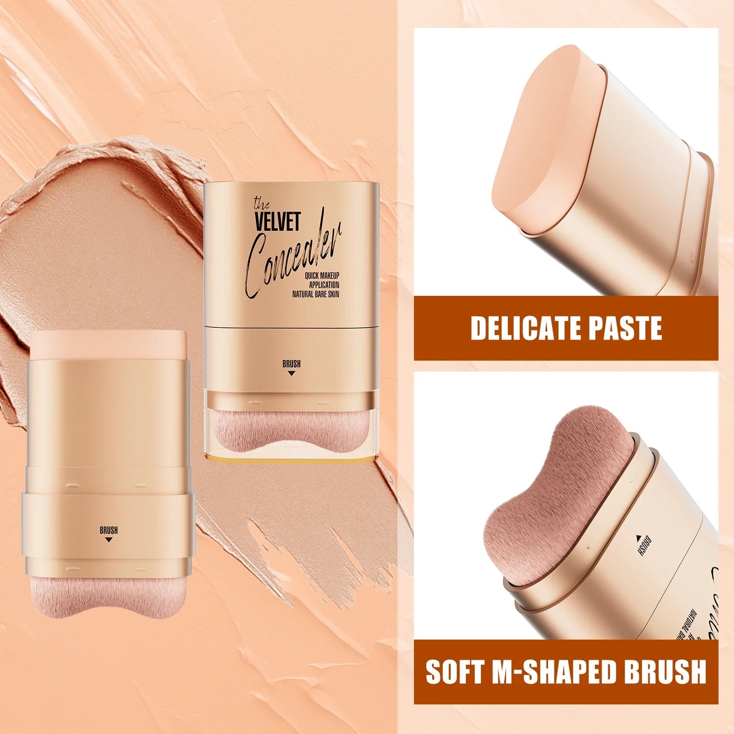 SADOER 4-Color Concealer Palette – Waterproof & Long-Lasting
