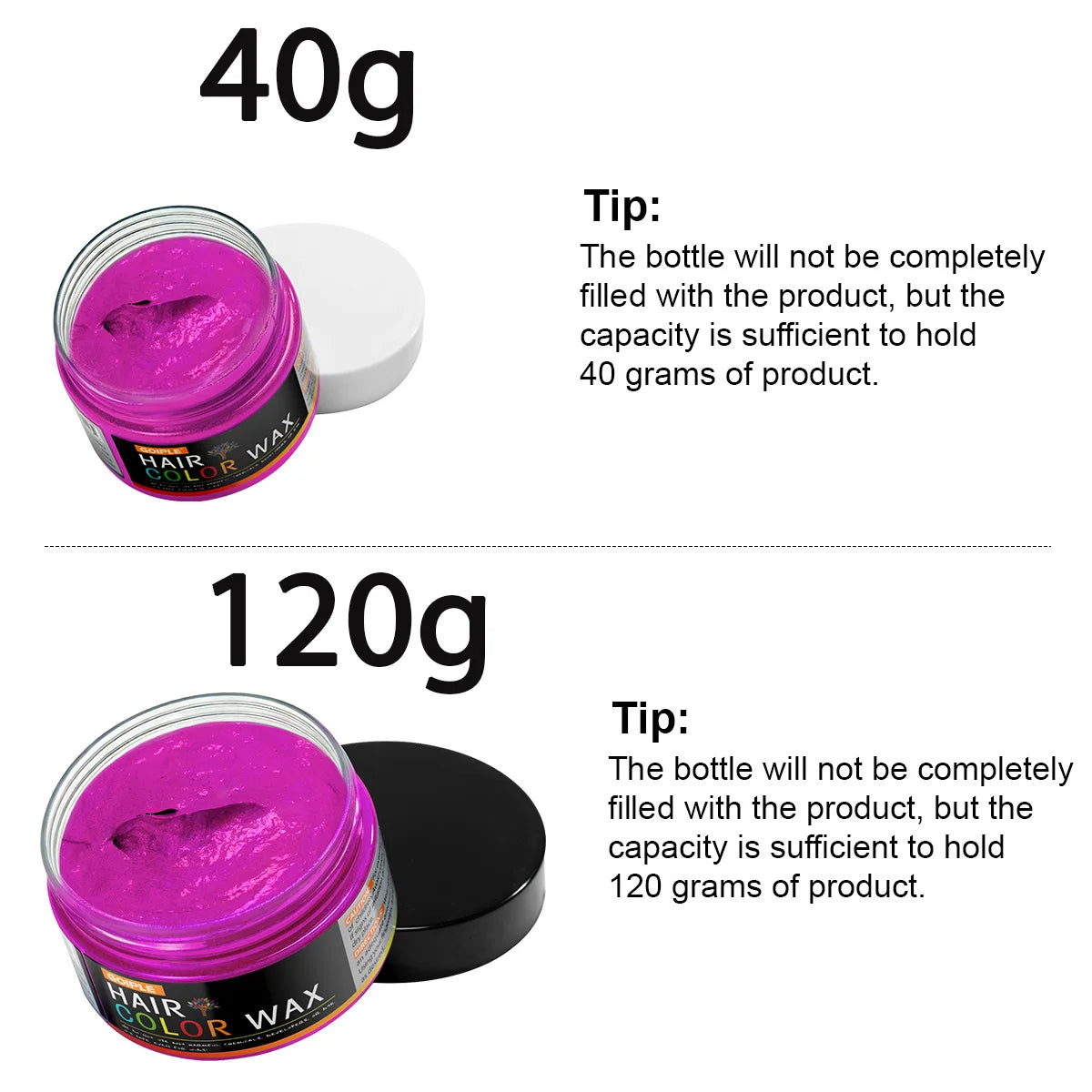 Valentine's Day DIY Hair Dyed Mud Hair Colour Wax Easy To Wash Coloring Cream One-time Hairs Beard and Eyebrows Colour Products Peaceful Pleasures Health and Wellness