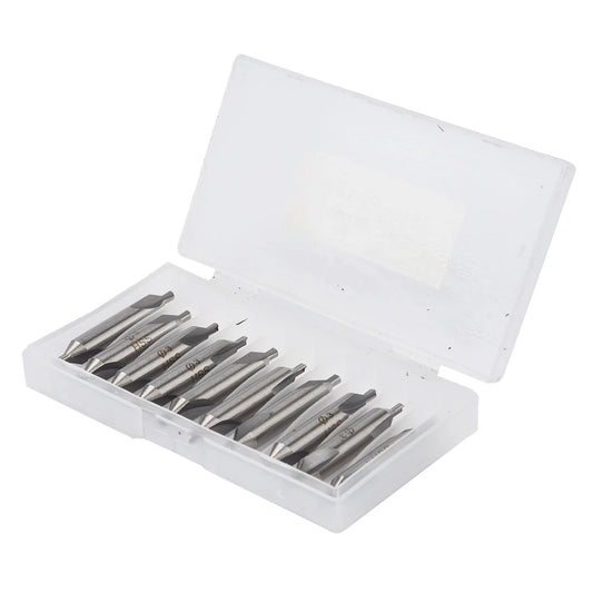 A36T- 10Pcs 3Mm Center Drill Countersinks 60 Degrees Peaceful Pleasures Health and Wellness as shown