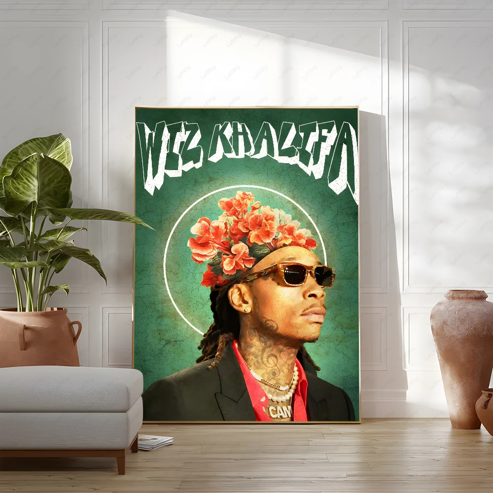 Art W-Wizs Khalifas Poster Wall Art Painting Study Nordic Home Decor Peaceful Pleasures Health and Wellness z9 40X50cmNoframe