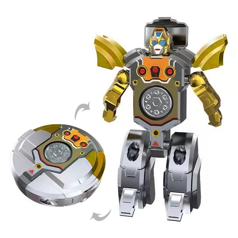 Transformable Robot Mech Gyro Fidget Spinner Toy – Boys Gift