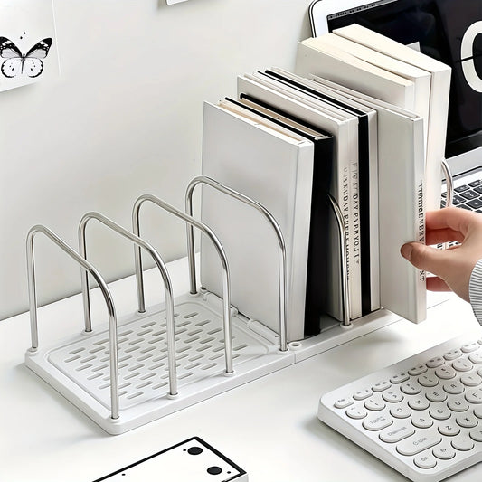 New Book Storage Box Student Desk Book Stand Bookshelf Drawer Pen Holder Desktop Storage Rack Office Desk Document Storage Rack Peaceful Pleasures Health and Wellness