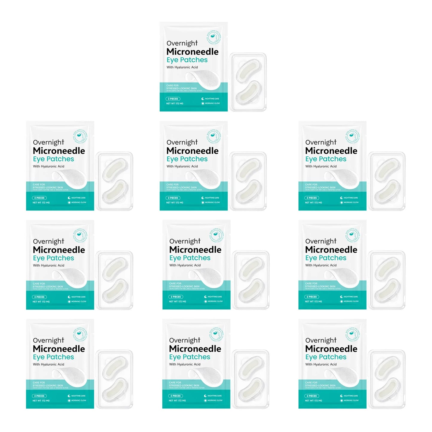 Microneedle Eye Patches – Hyaluronic Acid Overnight Eye Mask