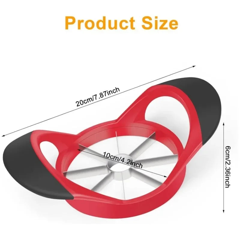 Stainless Steel Fast Apple Potato Onion & Vegetable Cutter Home Kitchen Tool for Core Removal Plastic Slicer Good kitchen helper Peaceful Pleasures Health and Wellness