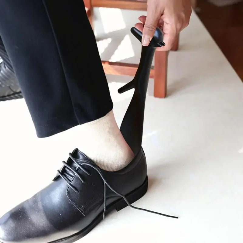 Cat Shoe Horn for Kids – Long Handle Cartoon Shoe Helper