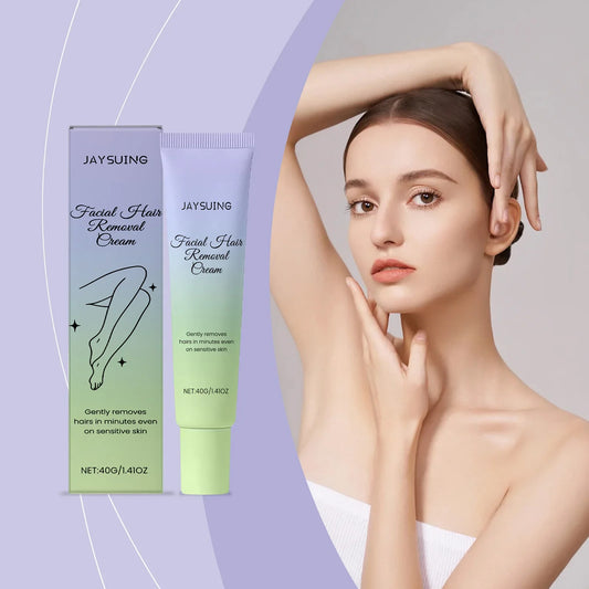 Jaysuing Painless Depilatory Cream – Legs, Arms & Bikini 40g Hair Removal Cream Oasis Select