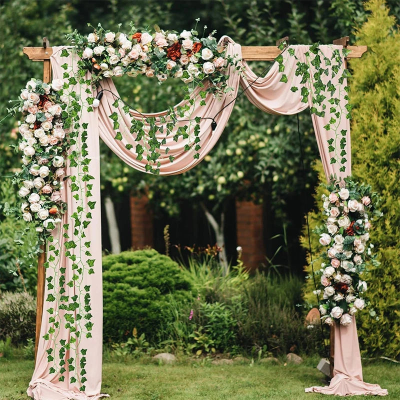 Artificial Ivy Vine Garland Silk Leaf Hanging Decor 2–10M