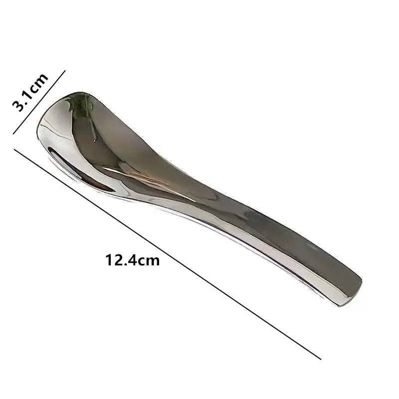 2-Pack Stainless Steel Dessert Spoons – Ice Cream & Yogurt