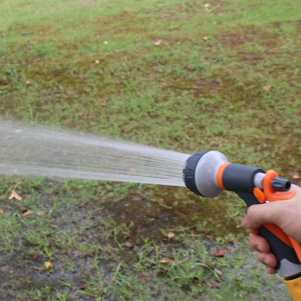 8-Mode High Pressure Garden Hose Spray Gun – Ergonomic Grip Peaceful Pleasures Health and Wellness