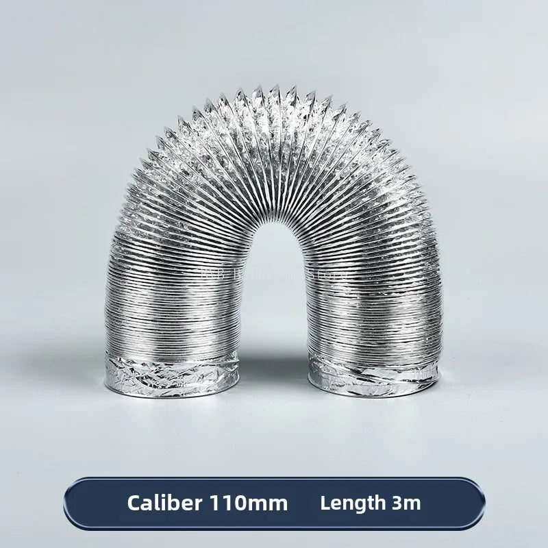 4 Inch Flexible Aluminum Exhaust Duct | 100mm Ventilation Hose