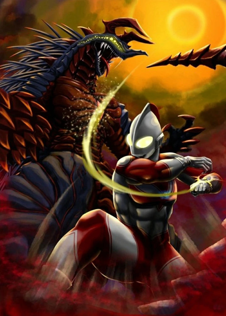U-Ultraman Poster Fancy Cool Painting Canvas Home Decorfor Living Room Decor Peaceful Pleasures Health and Wellness