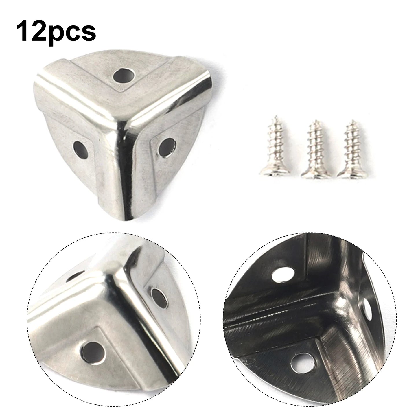 Metal Box Corner Protector Cosmetic Cases Wooden Suitcases Flight