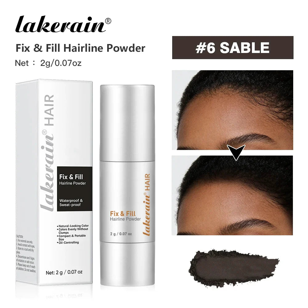 Lakerain Waterproof Hairline Powder – Sweat-Proof & Natural