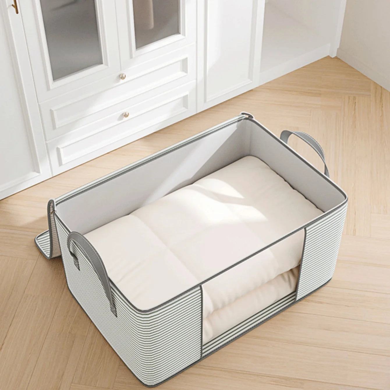 Large Comforter Storage Bag – Foldable Mothproof Organizer