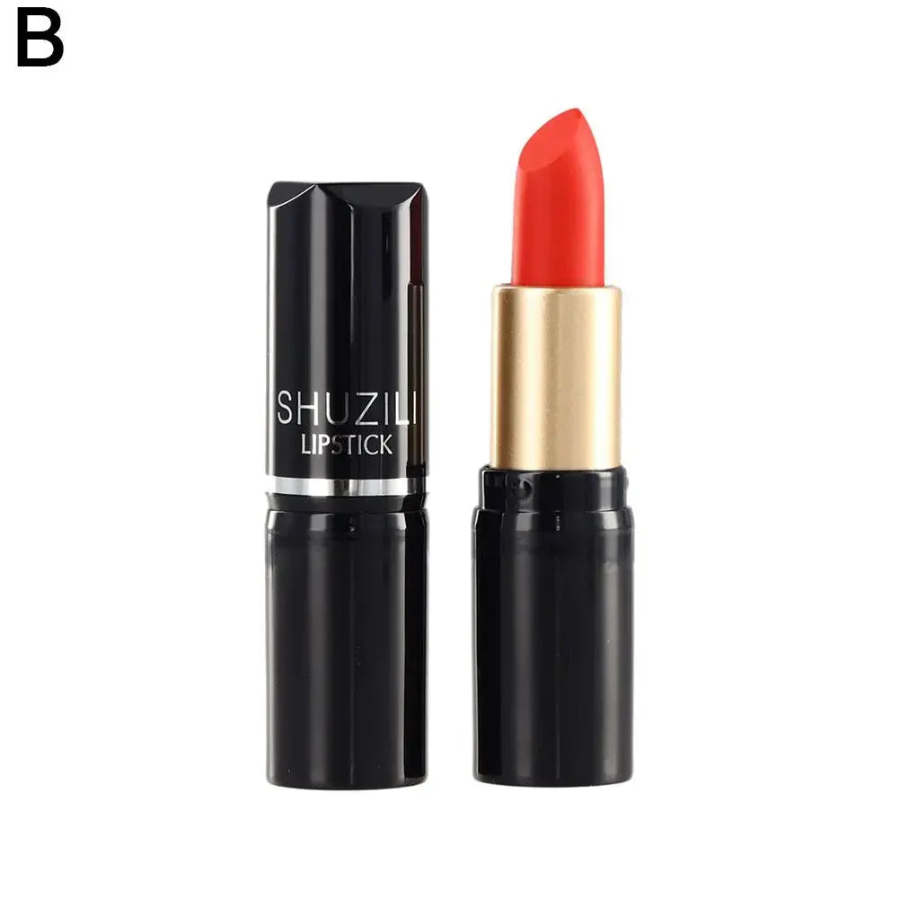 Matte Velvet Lipstick – Long-Lasting Waterproof | 12 Shades