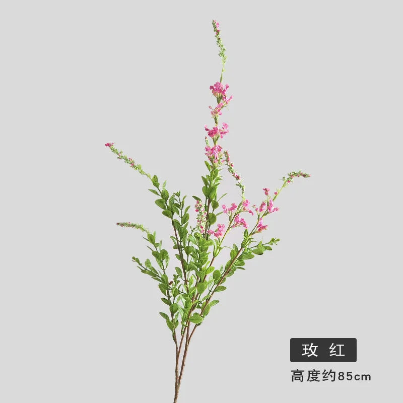 5-Pack Artificial Sage Grass Silk Flowers for Wedding & Home Decor