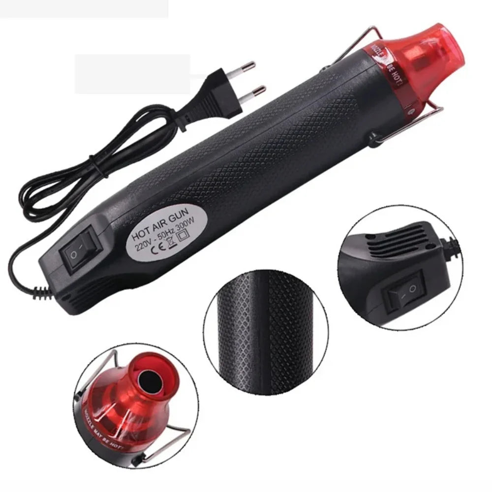 Portable Hot Air Gun 220V/110V – Shrink Wrap, DIY & Craft