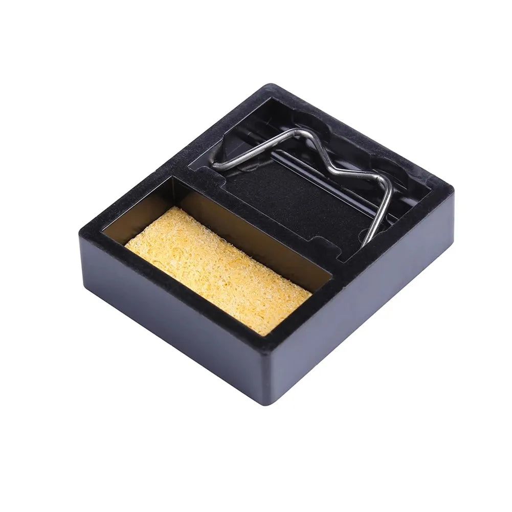 Mini Soldering Iron Stand Holder Welding Solder Clean Sponge BGA