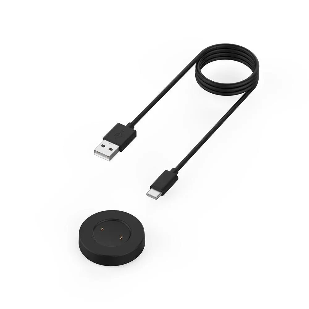 Huawei Watch GT GT2 GT2e Honor Magic USB Charger Cable Peaceful Pleasures Health and Wellness black