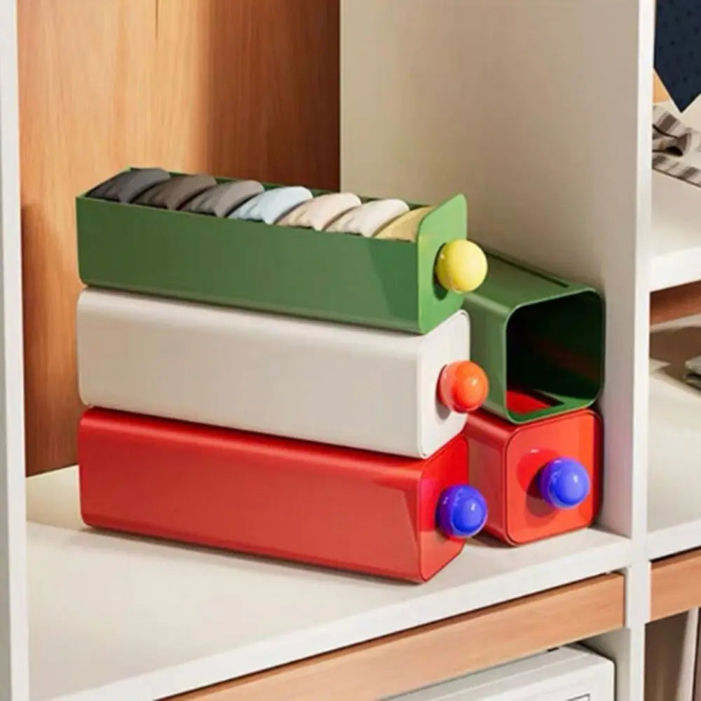 Dopamine Desktop Storage Boxes Bedroom Underwear and Sock Storage Artifact Dormitory Bathroom Wall Mounted Boxes Practical New Peaceful Pleasures Health and Wellness