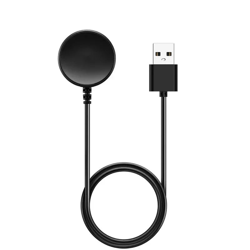 Wireless Watch Charger Compatible For Samsung Galaxy Watch 5 Pro 5/4/3 Active 2/1Gear Sport/S3 Portable Charging Dock Station Peaceful Pleasures Health and Wellness black