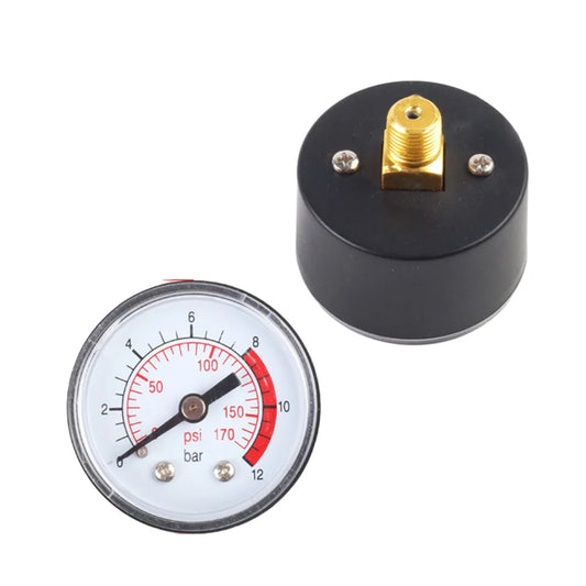 Air Compressor Pressure Gauge 0–170 PSI / 0–12 Bar Dial Pressure Gauge Oasis Select Default Title