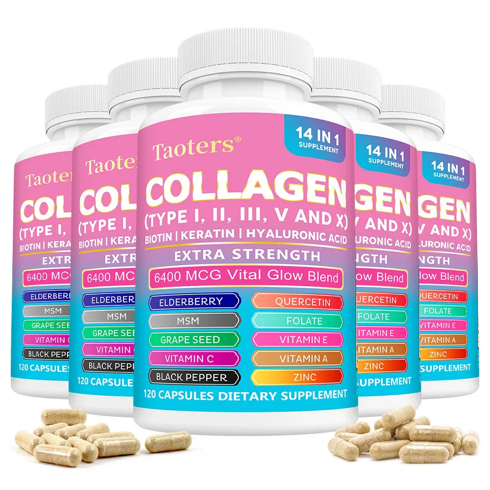 Multi Collagen Capsules – Biotin, Keratin & Hyaluronic Acid