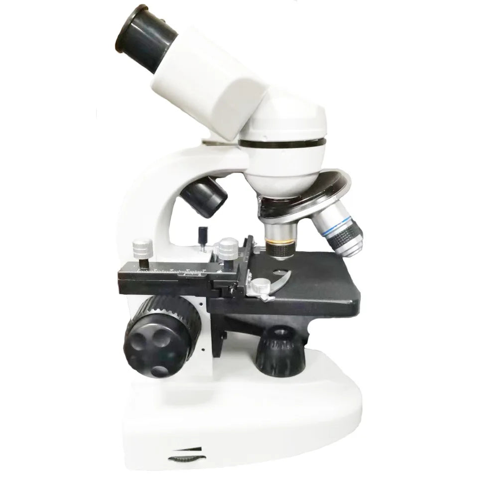 Binocular Biological Microscope 40X-640X Professional Teaching Experimental Microscope Student Interest Cultivation Peaceful Pleasures Health and Wellness