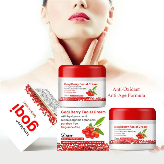 REAROYA Wolfberry Goji Face Cream – Hyaluronic Acid Moisturizer Antioxidant Face Cream Oasis Select