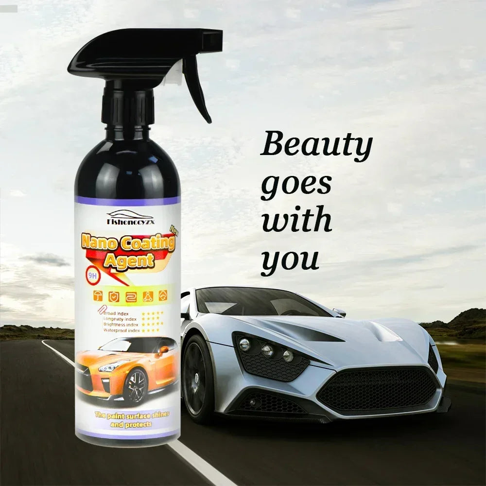 500ML 9H Hardness Car Detailing Ceramic Coating Car Products Ceramic Coating Nano Glass Plated Crystal Car Polish Peaceful Pleasures Health and Wellness