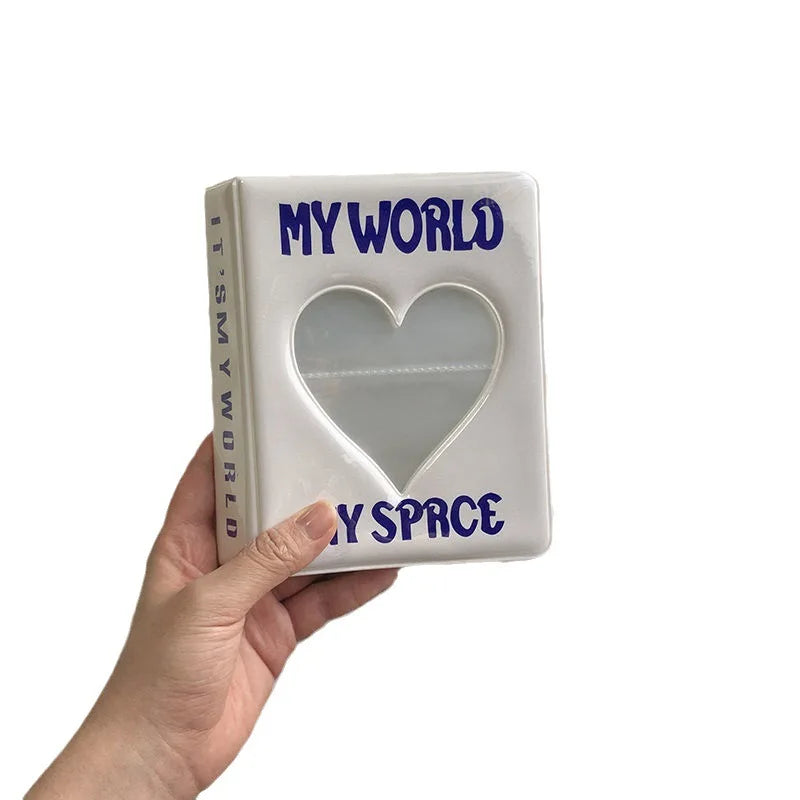 Mini Photo Album 64 Pockets Cartoon Photocard Holder Book Collect