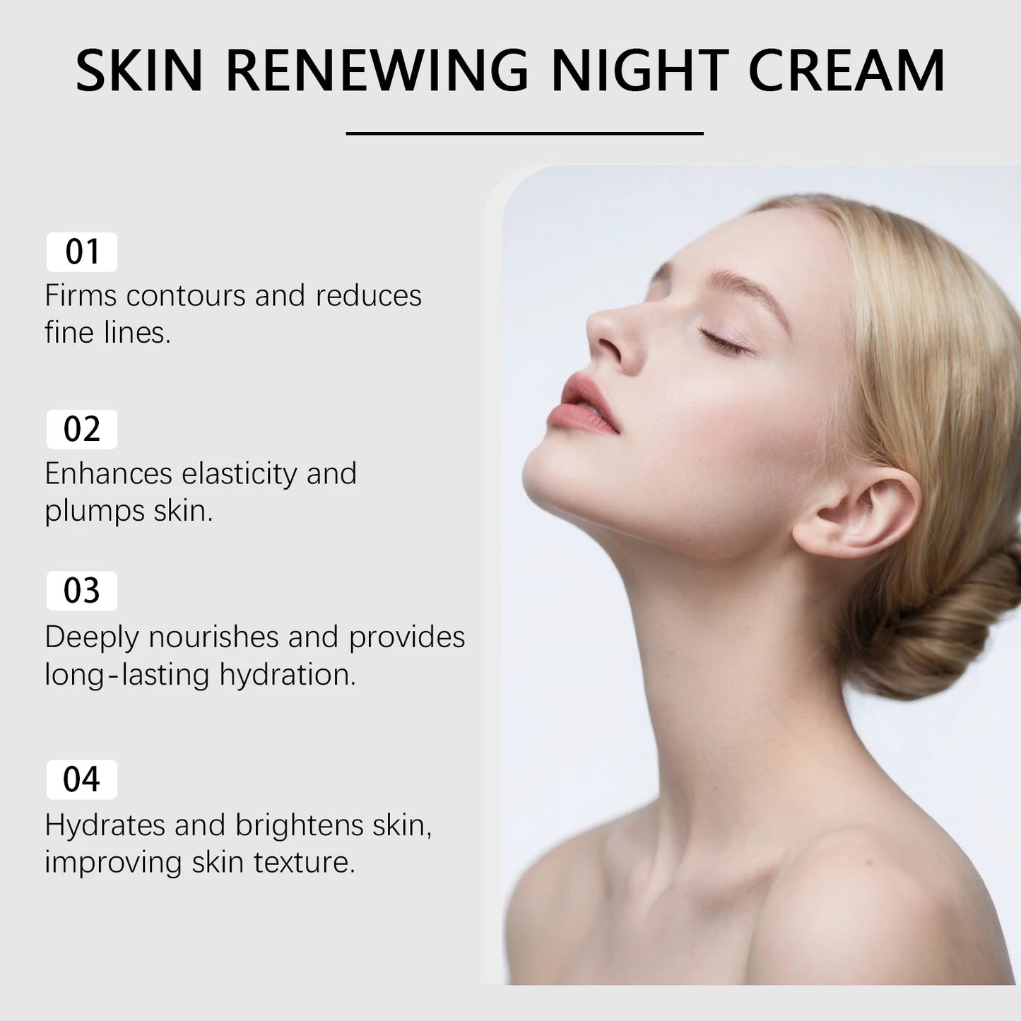 Night Repair Face Cream – Anti-Aging, Firming & Brightening