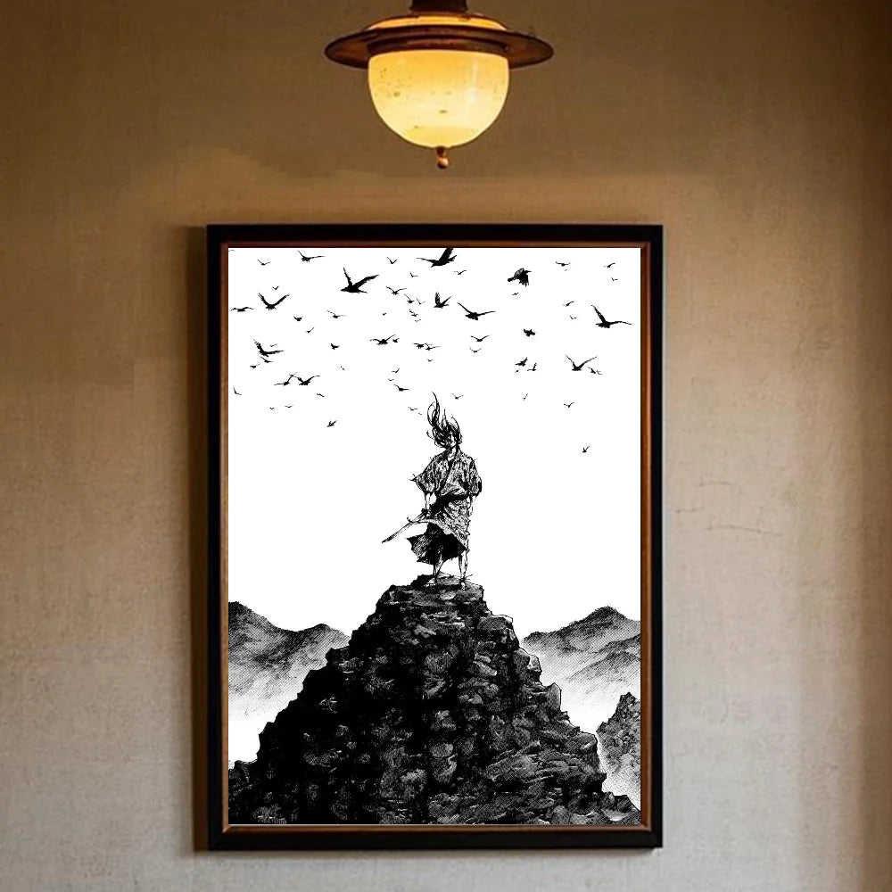 Vagabond Manga Poster – HD Waterproof Sticky Wall Art Decor