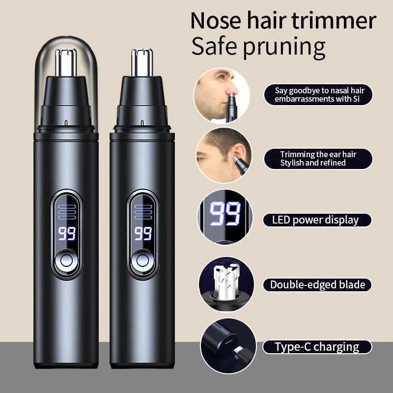 Mini Pocket Nose Hair Trimmer Painless Clipper Nose Ears Hair Eyebrow Waterproof Portable Trimmer For Men Women Peaceful Pleasures Health and Wellness