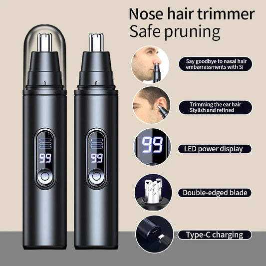 Mini Pocket Nose Hair Trimmer Painless Clipper Nose Ears Hair Eyebrow Waterproof Portable Trimmer For Men Women Peaceful Pleasures Health and Wellness