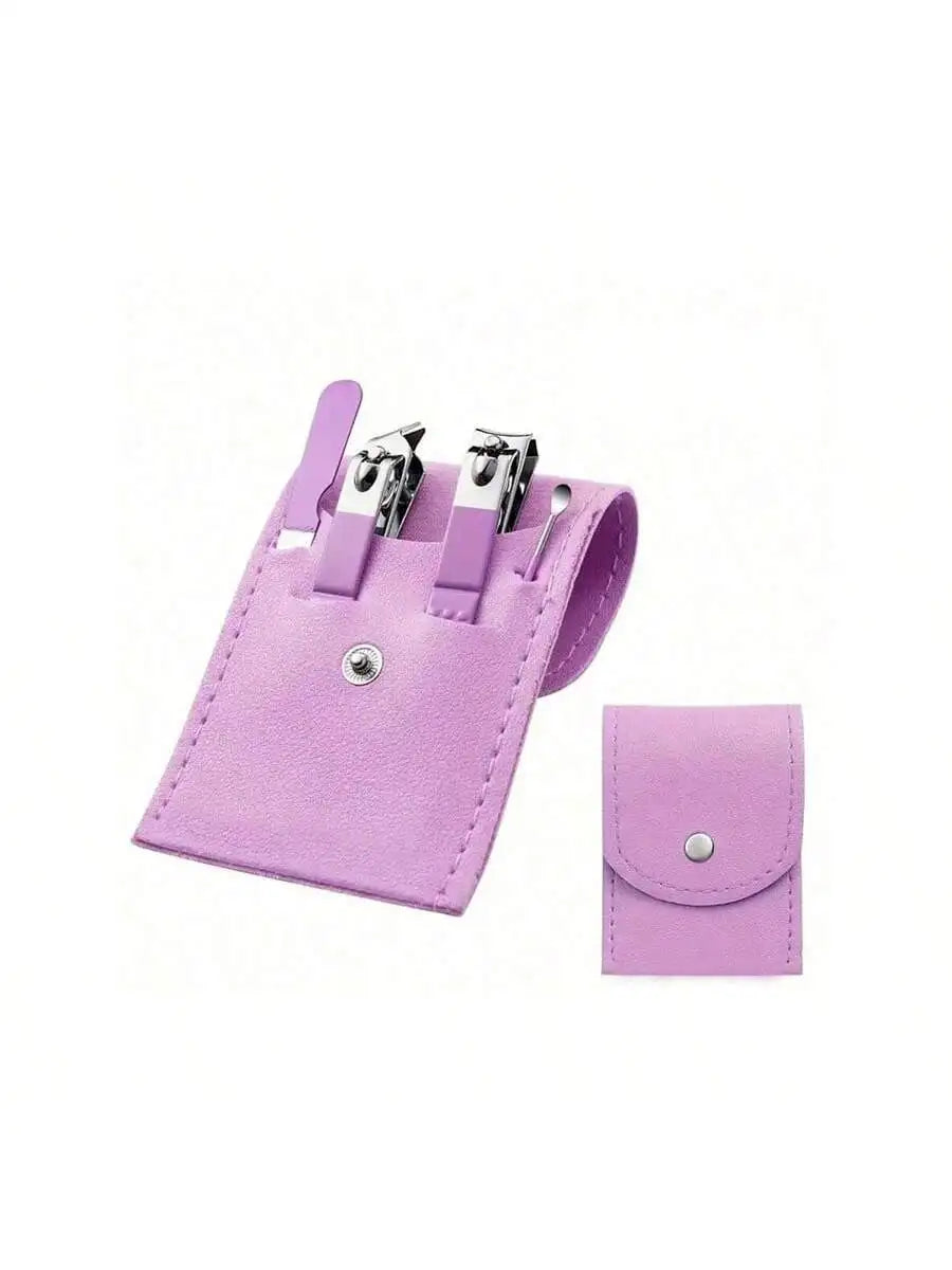 4-Piece Stainless Steel Manicure & Pedicure Grooming Set
