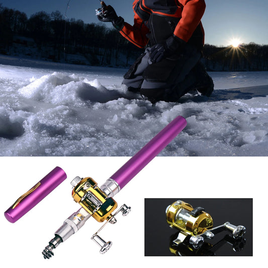 Mini Aluminium Alloy Lure Fishing Rods Stable Lightweight Durable Fishing Pole Rod for Freshwater Saltwater Fishing Peaceful Pleasures Health and Wellness
