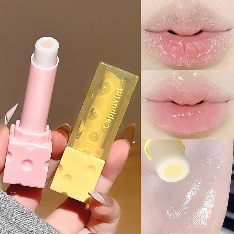 Cappuvini Cheese Lip Balm – Hydrating Lip Mask & Lipstick Base