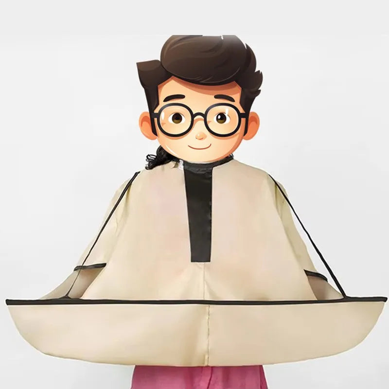 1PC Waterproof Adult Hair Cutting Cloak Foldable Umbrella Cape Salon Barber Home Hairdressing Cape Cover Cloth Peaceful Pleasures Health and Wellness