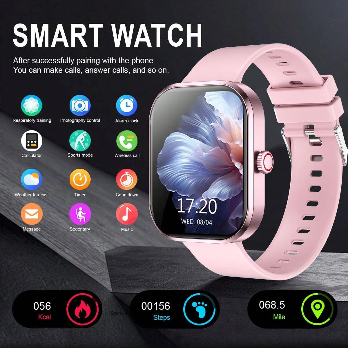 LOMAXFR G21 HD Touch Smart Watch | Calls, Fitness & Alerts
